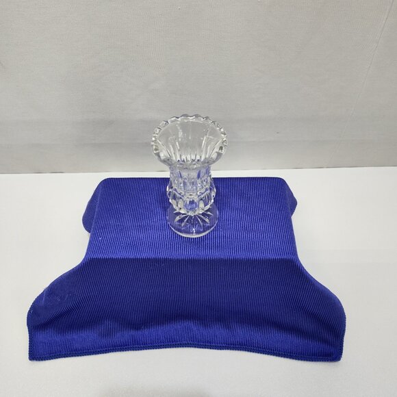 Crystal Clear Industries 24% Lead Crystal Bud Vase by Fairfield Yugoslavia 1960s - Picture 2 of 7